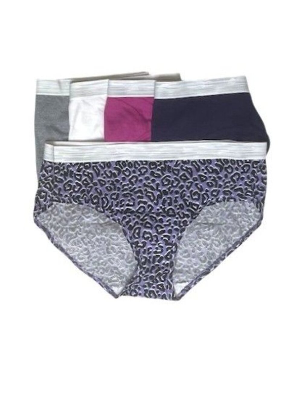 Hanes Cotton Sporty Hipsters 5 Pack 6/M